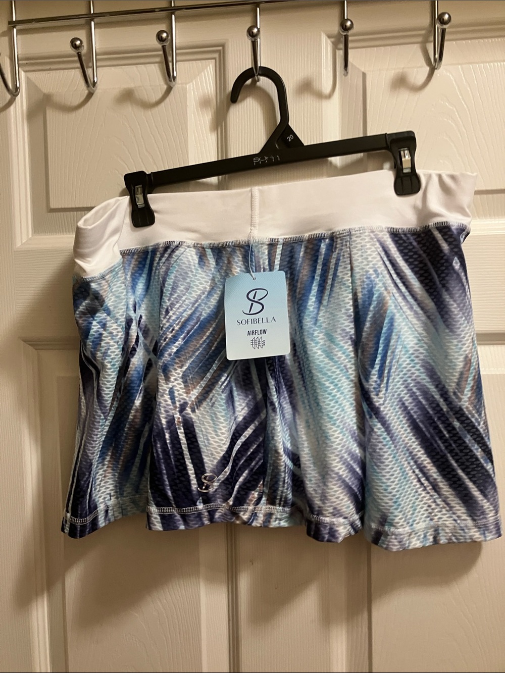 Sofibella Blue Multi Women's Tennis Skort